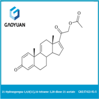 pharmaceutical raw material C23H26O4 yellow crystalline powder Tetraene Acetate CAS 37413-91-5