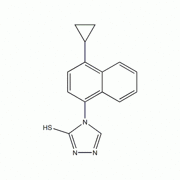 4-(4-cyclopropylnaphthalen-1-yl)-1H-1,2,4-triazole-5(4H)-thione 