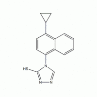 4-(4-cyclopropylnaphthalen-1-yl)-1H-1,2,4-triazole-5(4H)-thione 