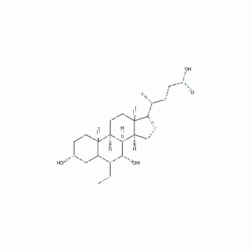 6-Ethylchenodeoxycholic acid