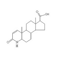 4-aza-5a-androstan-1-ene-3-one-17β-carboxylic acid