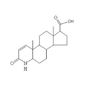 4-aza-5a-androstan-1-ene-3-one-17β-carboxylic acid