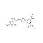 4-[2-(2-Amino-4,7-dihydro-4-oxo-1H-pymol[2,3-d]pyrimodin-5-yl)ethyl]benzoic acid