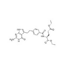 4-[2-(2-Amino-4,7-dihydro-4-oxo-1H-pymol[2,3-d]pyrimodin-5-yl)ethyl]benzoic acid