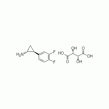 1R,2S)-2-(3,4-Difluorophenyl)cyclopropanamine (2R,3R)-2,3-dihydroxybutanedioate