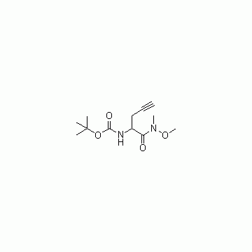 tert-Butyl [1-[methoxy(methyl)amino]-1-oxo-4-pentyn-2-yl]carbamate