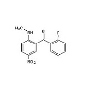 2'-FLUORO-2-METHYLAMINO-5-NITROBENZOPHENONE
