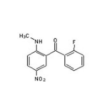 2'-FLUORO-2-METHYLAMINO-5-NITROBENZOPHENONE