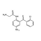 2-Amino-N-[2-(2-chlorobenzoyl)-4-nitrophenyl]acetamide