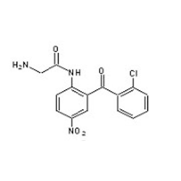 2-Amino-N-[2-(2-chlorobenzoyl)-4-nitrophenyl]acetamide