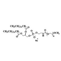 N-(Carbonyl-methoxypolyethylene glycol)-1,2-distearoyl-sn-glycero-3-phosphoethanolamine, sodium salt