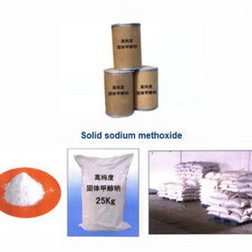 Solid sodium methoxide