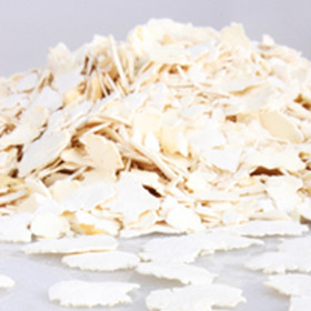 Low temperature food grade soy flake