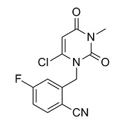 2-((6-chloro-3-methyl-2,4-dioxo-3,4-dihydropyrimidin-1(2H)-yl)methyl)-4-Fluorobenzonitrile