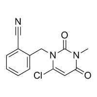 2-[(6-chloro-3-methyl-2,4-dioxopyrimidin-1-yl)methyl]benzonitrile.