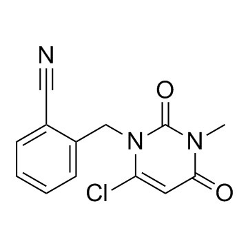 2-[(6-chloro-3-methyl-2,4-dioxopyrimidin-1-yl)methyl]benzonitrile.