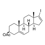 17-Iodoandrosta-5,16-dien-3beta-acetate ester