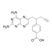 4-(1-(2,4-diaminopteridin-6-yl)pent-4-yn-2-yl)benzoic acid