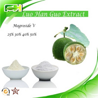 Lower Price Fructus Monordicae Extract. 25%-50% Mogroside V. Monk Fruit Extract