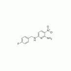 2-Amino-3-nitro-6-(4-fluorobenzylamino)pyridine