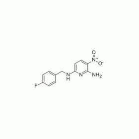 2-Amino-3-nitro-6-(4-fluorobenzylamino)pyridine