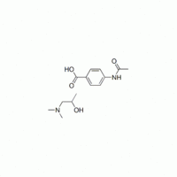 4-(acetylamino)benzoic acid-1-(dimethylamino)propan-2-ol (1:1)