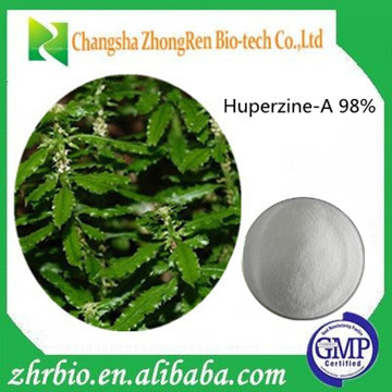 100% Pure Natural Huperzia serrata extract 98% Huperzine-A