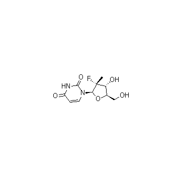 (2'R)-2'-deoxy-2'-fluoro-2'-methyluridine