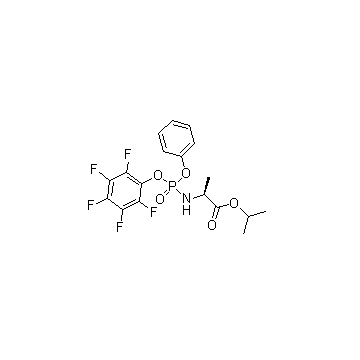 N-[(S)-(2,3,4,5,6-pentafluorophenoxy)phenoxyphosphinyl]-L-alanine 1- Methylethyl ester