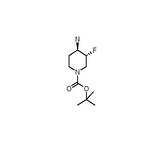 tert-butyl 3,4-trans-4-amino-3-fluoropiperidine-1-carboxylate racemate