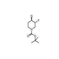 tert-butyl 3,4-trans-4-amino-3-fluoropiperidine-1-carboxylate racemate