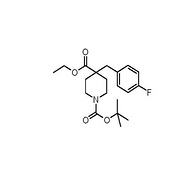1-tert-butyl 4-ethyl 4-(4-fluorobenzyl)piperidine-1,4-dicarboxylate(with Methy ester analog)