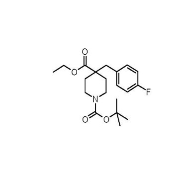 1-tert-butyl 4-ethyl 4-(4-fluorobenzyl)piperidine-1,4-dicarboxylate(with Methy ester analog)