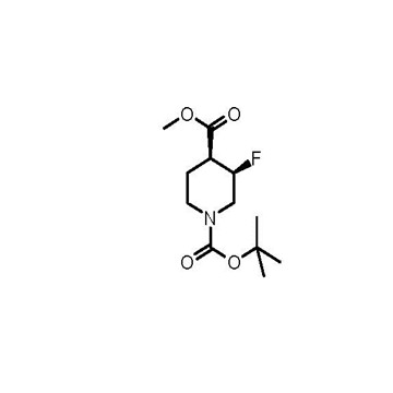 (3,4)-Cis-1-tert-butyl 4-methyl 3-fluoropiperidine-1,4-dicarboxylate racemate