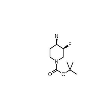 tert-butyl 3,4-cis-4-amino-3-fluoropiperidine-1-carboxylate racemate