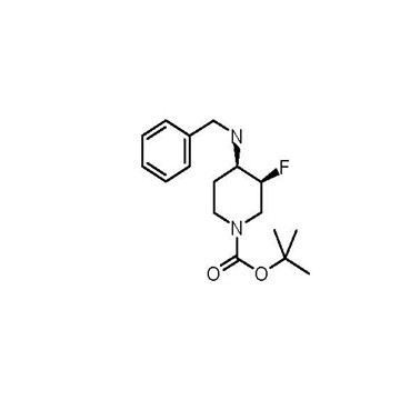 TERT-BUTYL 3,4-CIS-4-(BENZYLAMINO)-3-FLUOROPIPERIDINE-1-CARBOXYLATE RACEMATE