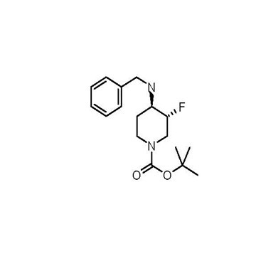 TERT-BUTYL 3,4-TRANS-4-(BENZYLAMINO)-3-FLUOROPIPERIDINE-1-CARBOXYLATE RACEMATE