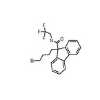 9-(4-bromobutyl)-N-(2,2,2-trifluoroethyl)-9H-fluorene-9-carboxamide