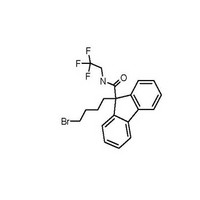 9-(4-bromobutyl)-N-(2,2,2-trifluoroethyl)-9H-fluorene-9-carboxamide