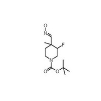tert-butyl 3-fluoro-4-((hydroxyimino)methyl)-4-methylpiperidine-1-carboxylate