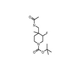 tert-butyl 4-(acetamidomethyl)-3-fluoro-4-methylpiperidine-1-carboxylate