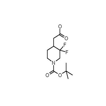 2-(1-(tert-butoxycarbonyl)-3,3-difluoropiperidin-4-yl)acetic acid