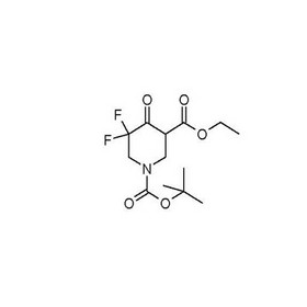 1-tert-butyl 3-ethyl 5,5-difluoro-4-oxopiperidine-1,3-dicarboxylate