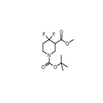 1-tert-butyl 3-methyl 4,4-difluoropiperidine-1,3-dicarboxylate