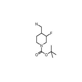 tert-butyl 4-(aminomethyl)-3-fluoropiperidine-1-carboxylate