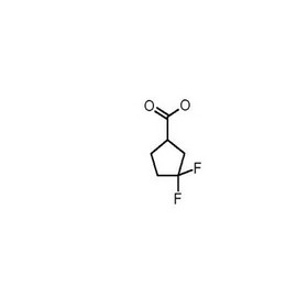 3,3-difluorocyclopentanecarboxylic acid(75% solution in EtOAc and CH2Cl2)