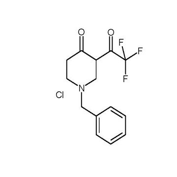 1-benzyl-3-(2,2,2-trifluoroacetyl)piperidin-4-one hydrochloride