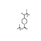 tert-butyl 4-(2,2,2-trifluoro-1-aminoethyl)piperidine-1-carboxylate