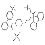 N-(2,2,2-trifluoroethyl)-9-(4-(4-(4'-(trifluoromethyl)biphenyl-2-ylcarboxamido)piperidin-1-yl)butyl)