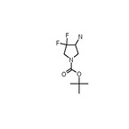 tert-butyl 4-amino-3,3-difluoropyrrolidine-1-carboxylate (0.02 EtOAc)